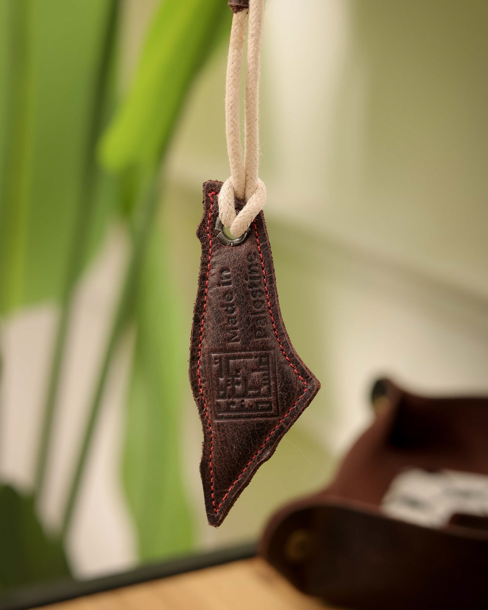 Sumud Stories™ Watan Leather Key Hanger