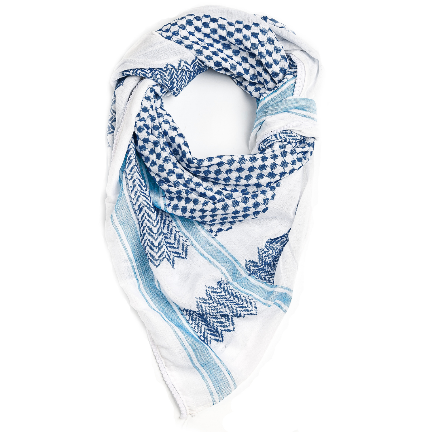 Mediterranean Blue Hirbawi® Kufiya