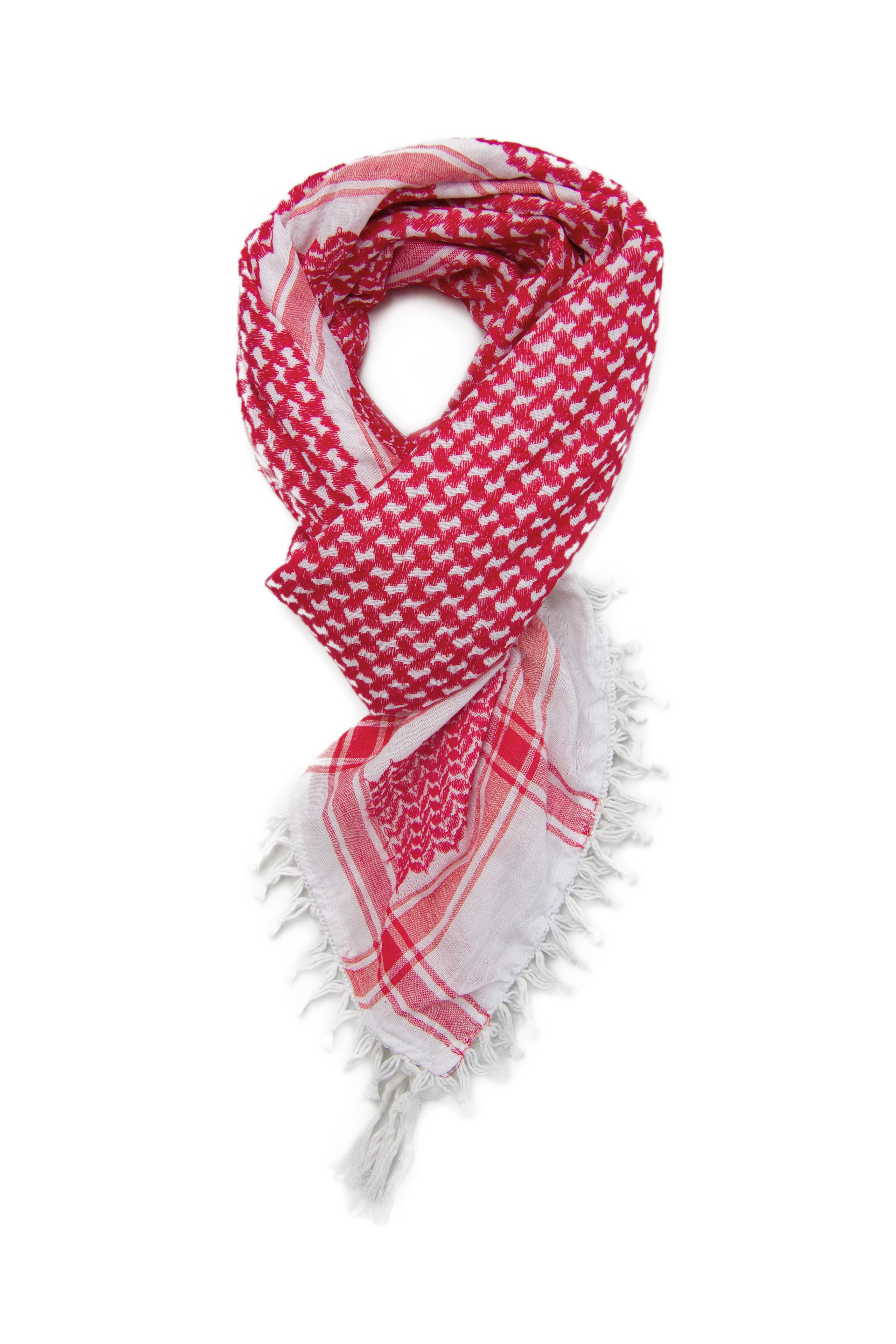 Hirbawi Original Red and White shemagh