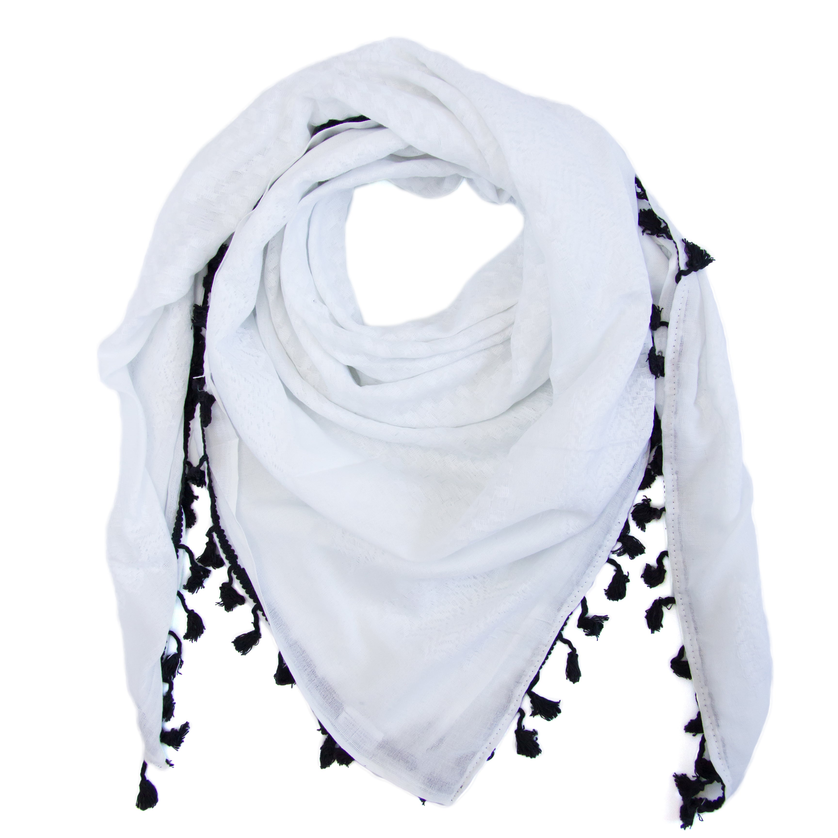 Hirbawi original pure white kufiya