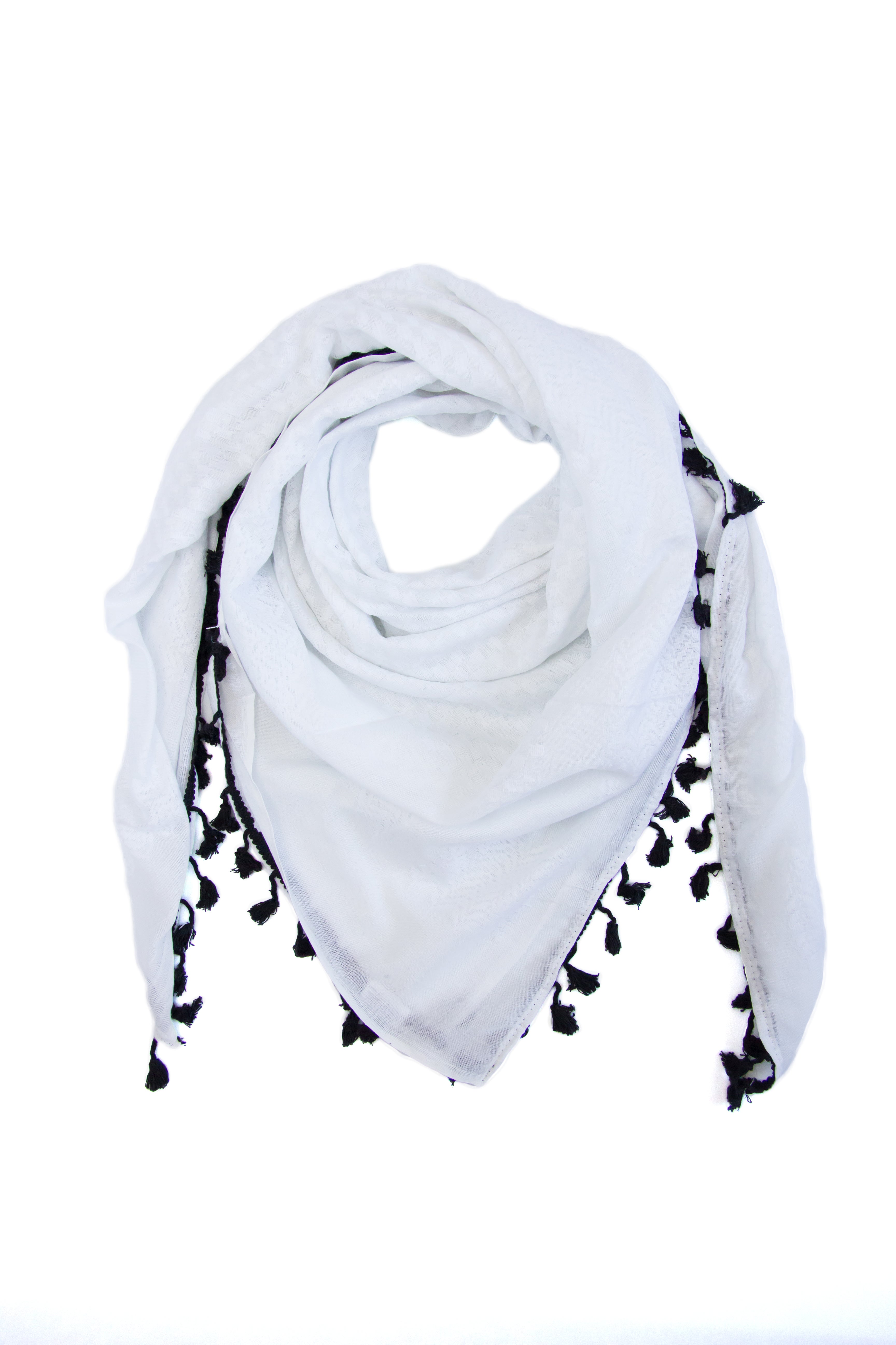 Hirbawi original pure white kufiya
