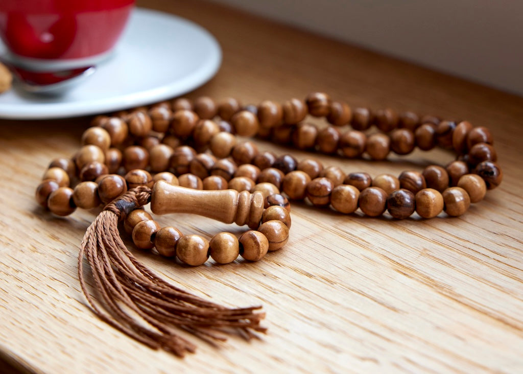 Olive Wood Oasis™ Prayer Beads Ninety Nine