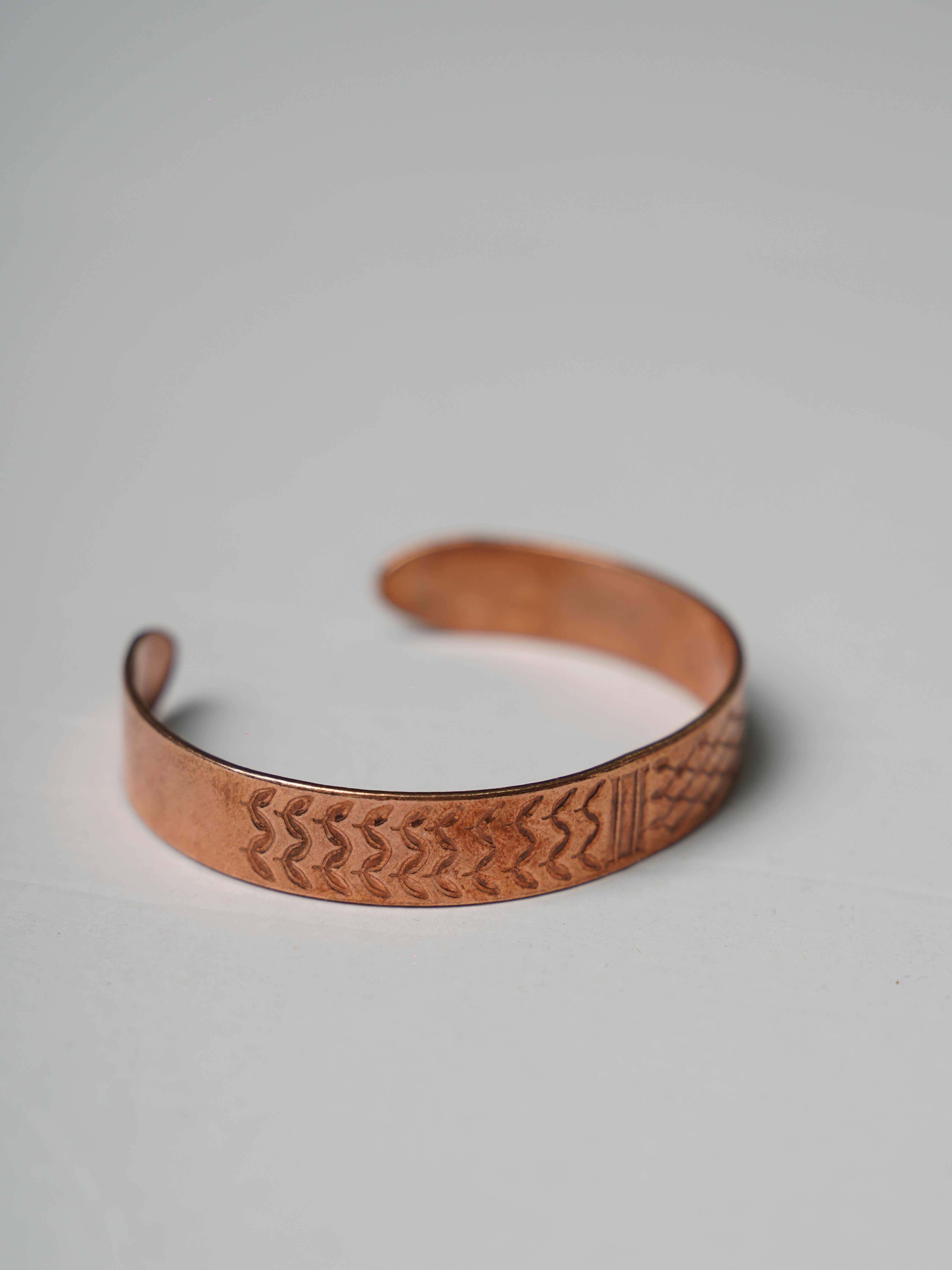 パレスチナ HIRBAWI ヒルバウィ社 銅製バングル 新品 未開封① Sumud Stories™ Copper Kufiya Bracelet – HirbawiUSA