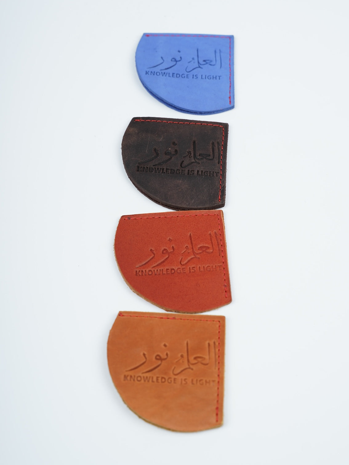 Sumud Stories™ Two Handmade Leather Bookmarks