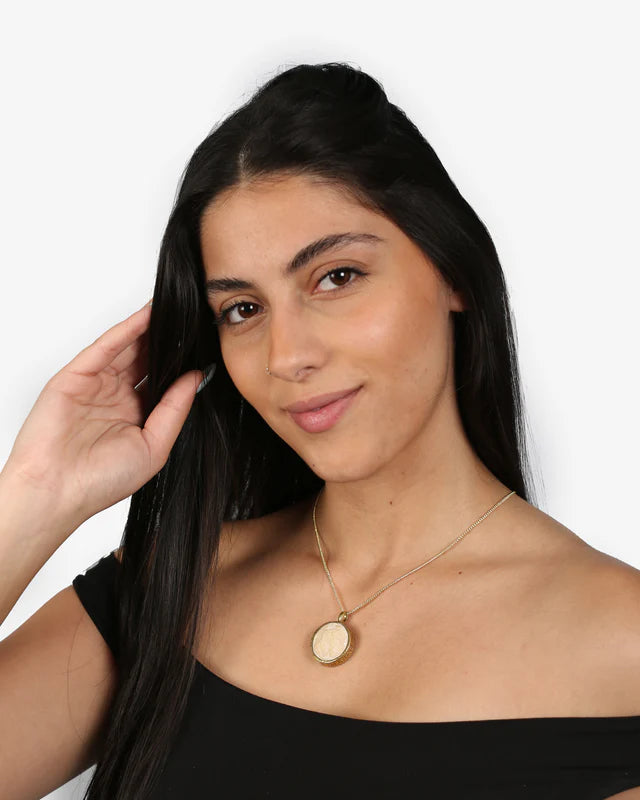 Taffouh Stone Necklace by Sumud Stories