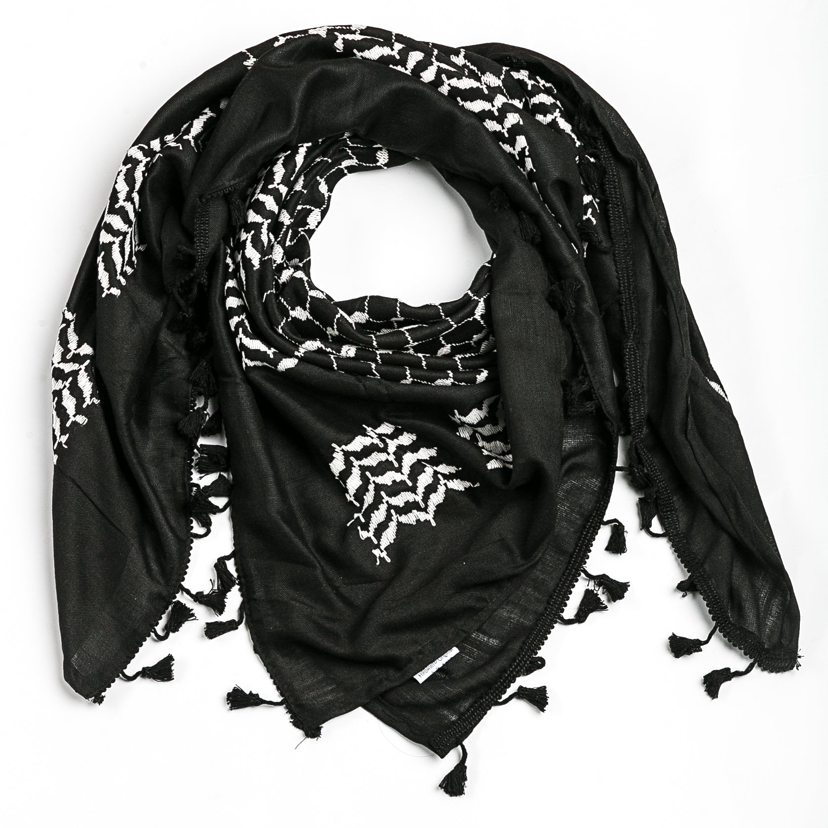 Black and White Hirbawi® Kufiya – HirbawiUSA