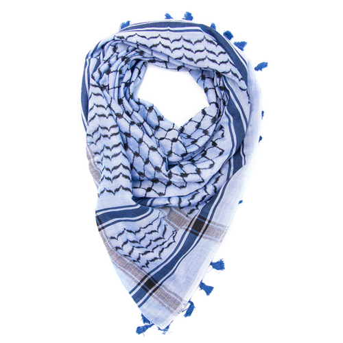 Traditional Blue Hirbawi® Kufiya – HirbawiUSA