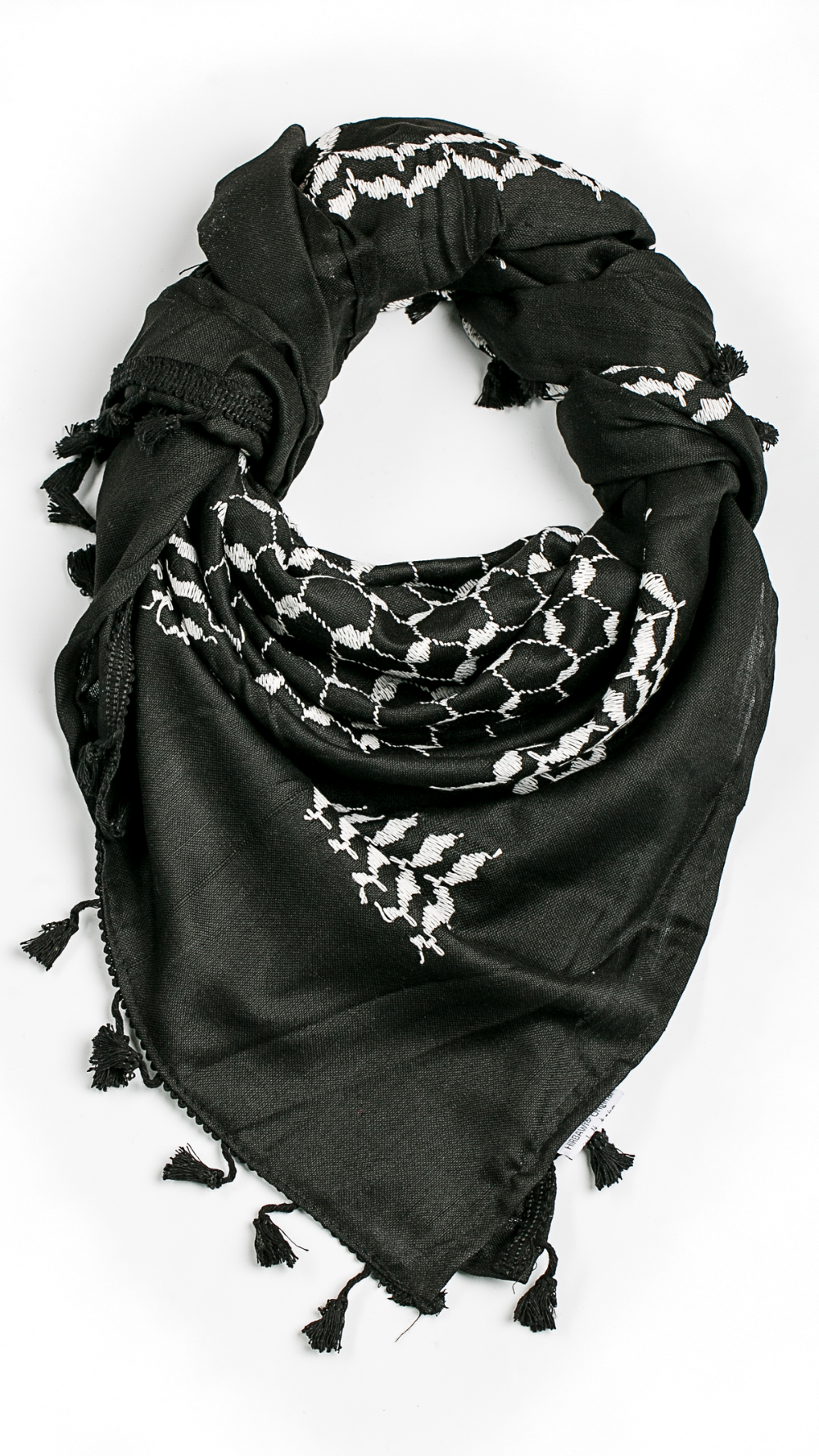 Inverted Black and White Hirbawi® Kufiya