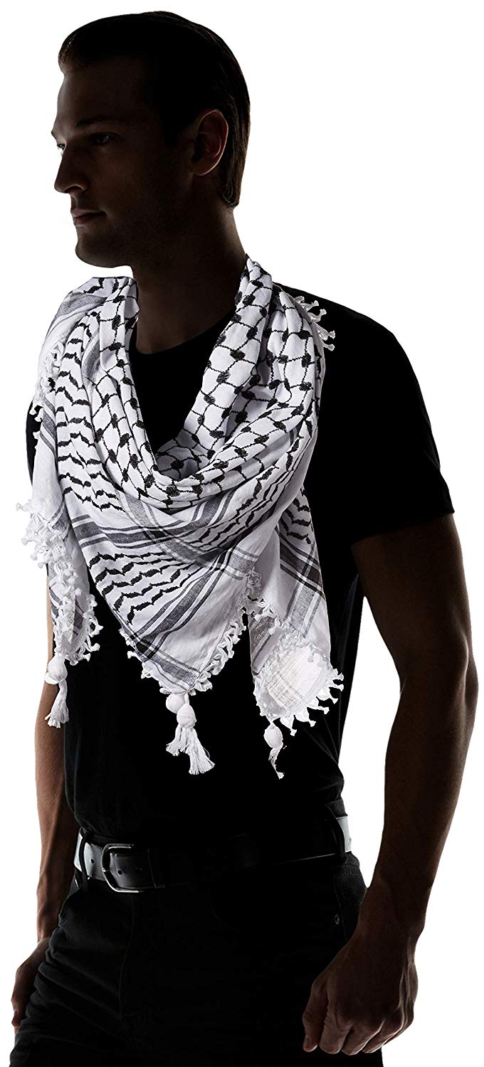 HIRBAWI パレスチナ製 Kufiya クーフィーヤ クフィーヤ 刺繍 Hirbawi Kufiya - Home Of The Palestinian Scarf